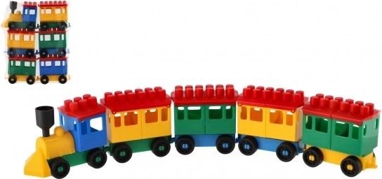 Zbirka vlak Lori za otroke s petimi vagoni