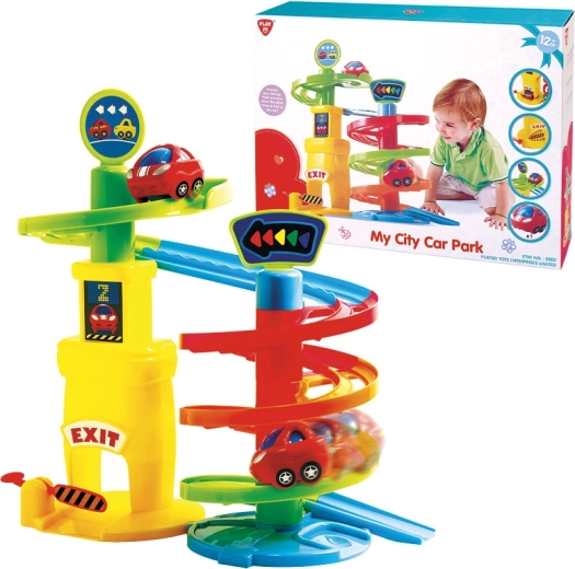 Playgo moje parkirišče z avtomobilčkom