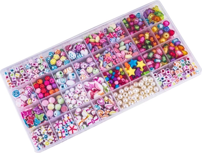 Lots of beads clearly organized
