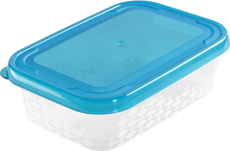 Posoda za živila Blue Box 0,5 l modra pravokotna