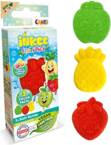Inkee bombe za kopel mini pakiranje sadne različice