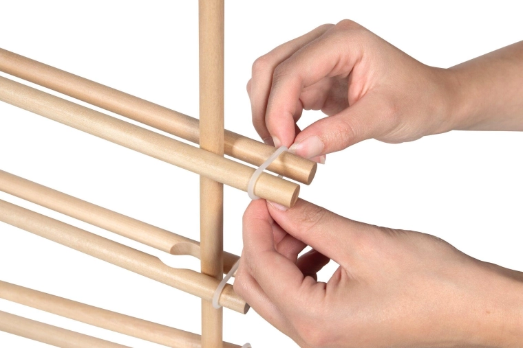 Easy connecting with rubber rings