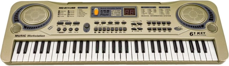 Elektronski klaviatur MQ-811USB 61 tipk z mikrofonom in USB – 1 kos