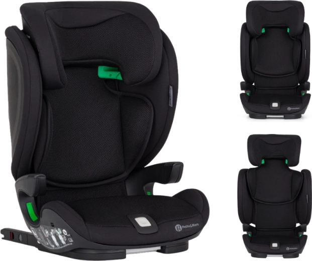 Petite&Mars avtosedež Elite Fix Pro i-Size Coal black air 100–150 cm (15–36 kg)