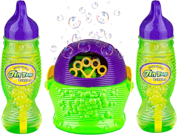 Jin teng bubbles avtomat za milne mehurčke z 2 polniloma