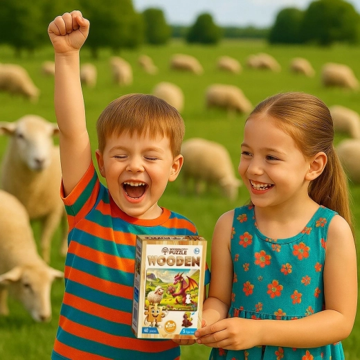 Leseni koščki z gladkimi robovi