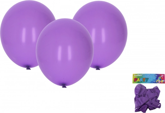 Napihljiv balon vijoličen 30 cm - komplet 10 kosov