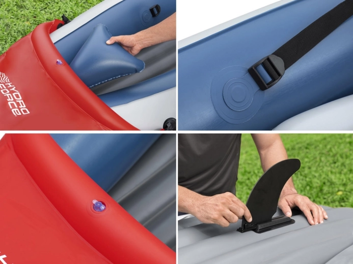 Stabilna vožnja zahvaljujoč I‑beam dnu in plavuti