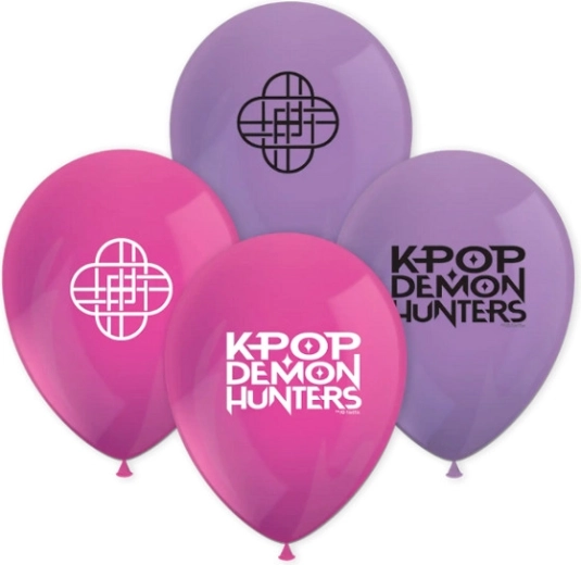 Demon Hunters K-POP Balloons, 8 pcs
