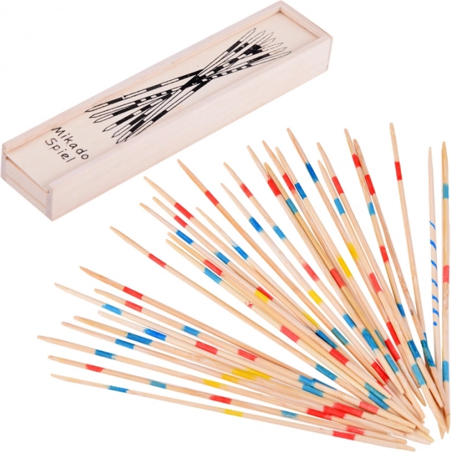 Mikado lesene palčke – igra spretnosti