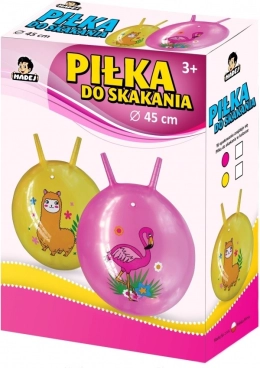 Skakalna žoga z ročaji Flaming 45 cm