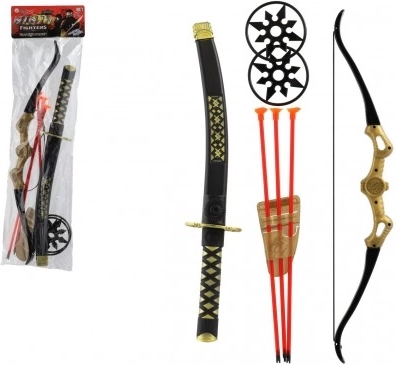 Ninja komplet z mečem in dodatki