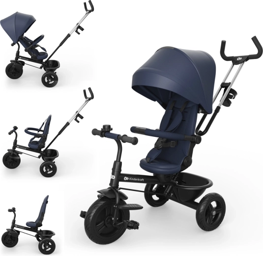 Kinderkraft trikolesnik Aston 2 plus navy