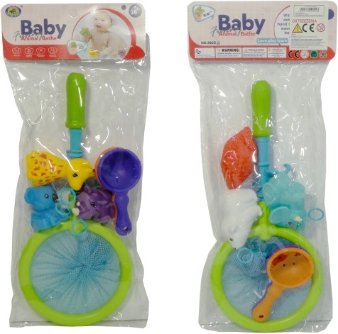 Kopalna igrača 2v1 – ribiška palica in cedilce z živalicami