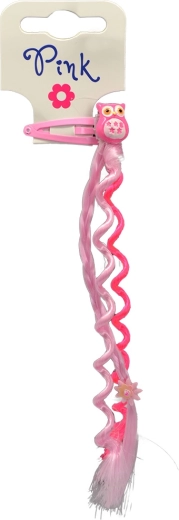 Rožnata sova – komplet lasnih dodatkov za male stilistke