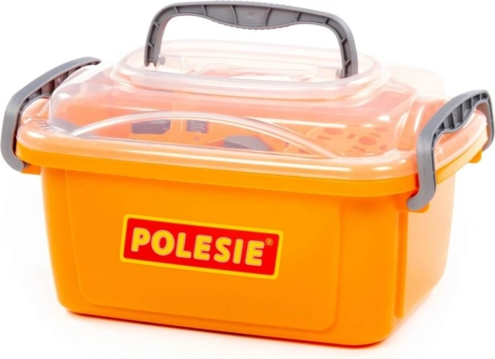 Prenosni boks z varnim zapiranjem