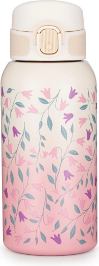 Petite&Mars nerjaveča termosteklenica z ustnikom 500 ml Delicate flowers