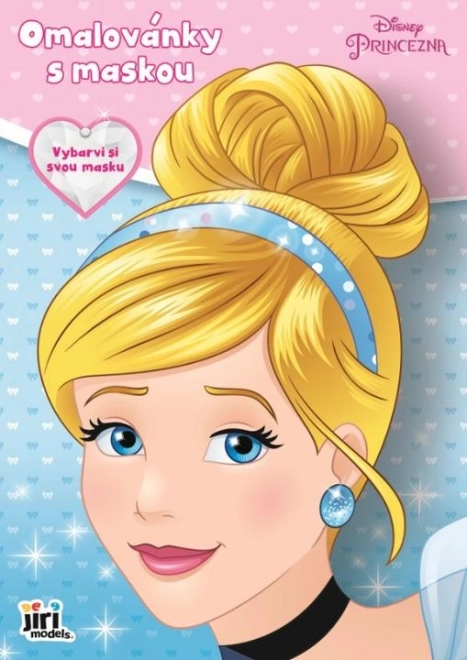 Pobarvanka z masko Disney Princeske
