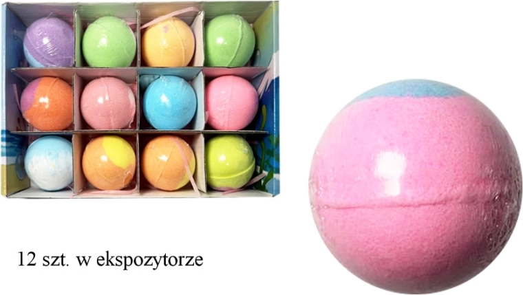 Šumeča kopalna krogla s presenečenjem