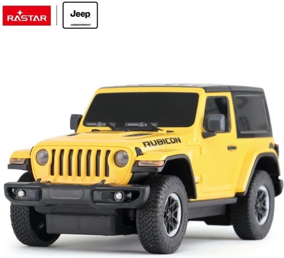 Rastar Jeep Wrangler JL RC avto na daljinsko upravljanje 1:24 rumen