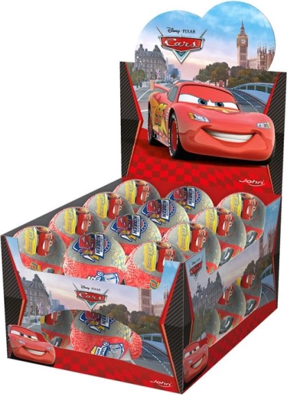 Mehak penasti žogica CARS 100 mm