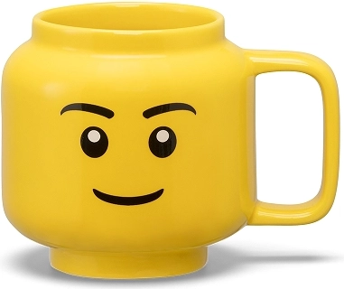 Lego keramična skodelica 255 ml – glava minifigure deček