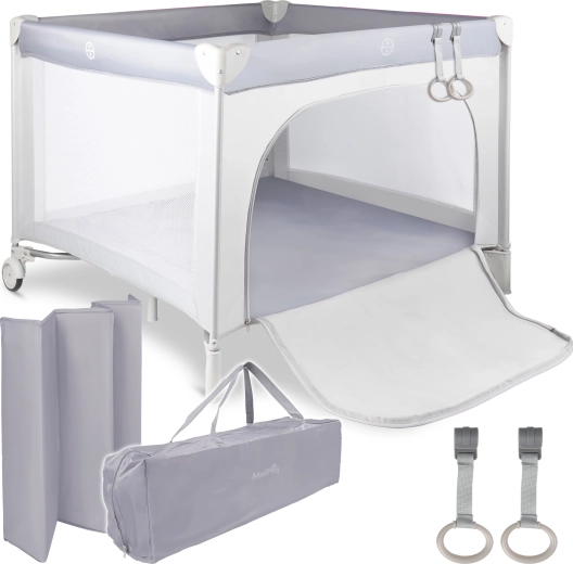 Potovalna otroška stajica Zoni siva