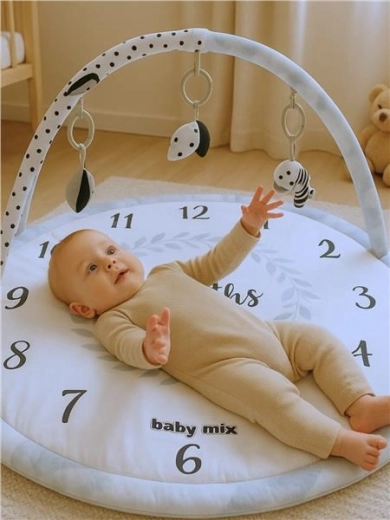 Mehka podloga za igro na trebuhu in na hrbtu