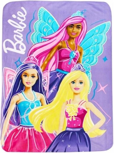 Flis odeja Barbie 100 × 140 cm