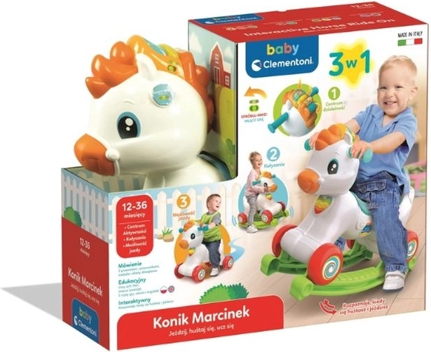 Interaktivni konjiček Marcinek 3v1 CLE BABY