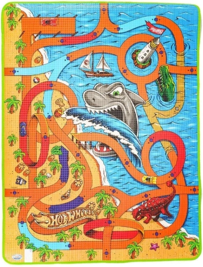 Dirkalna steza Hot Wheels z morskim motivom
