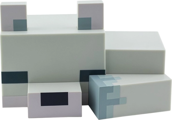svetloba polarna lisica Minecraft – LED namizna lučka na baterije