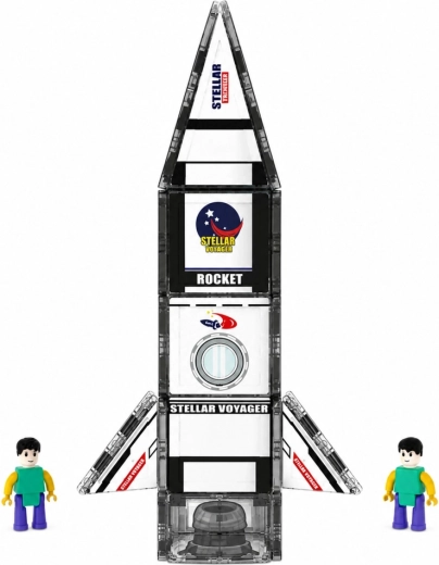 Vesoljska raketa iz magnetnih delov