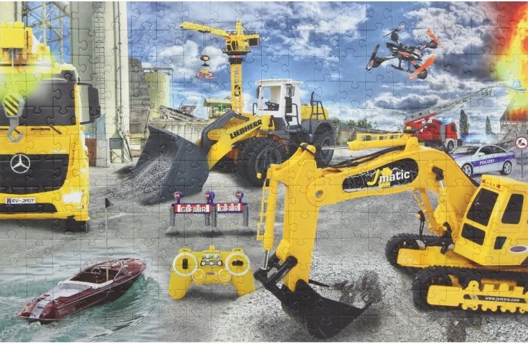 Jamara puzzle z gradbiščem – 260 delov