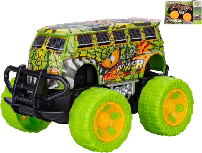 Avto z vztrajnikom 14 cm z velikimi kolesi