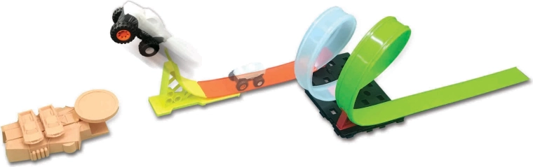 Dirkalna steza Maisto Cyber Racers Micro Monster Spin and Smash