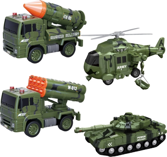 Premični deli: stolp, raketomet in rotorji