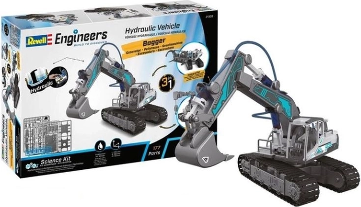Revell hydraulic excavator construction set 3 in 1
