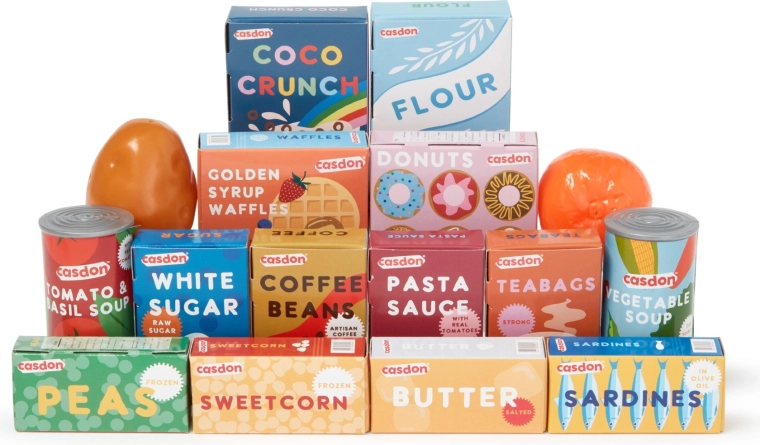 Bogata zbirka živil za realistično igro