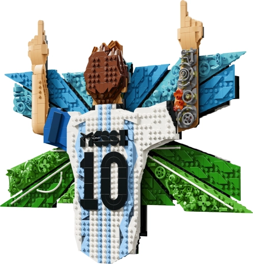 Zbirateljski kos LEGO Art z izrazitim dizajnom