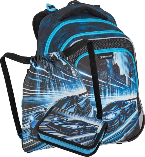Bagmaster LUMI small school set for first graders – car