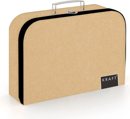 Laminirani kovček KRAFT nature 34 cm
