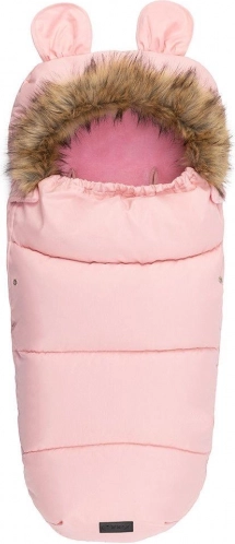 Zimska zimska vreča za voziček MoMi Cozy – rožnata
