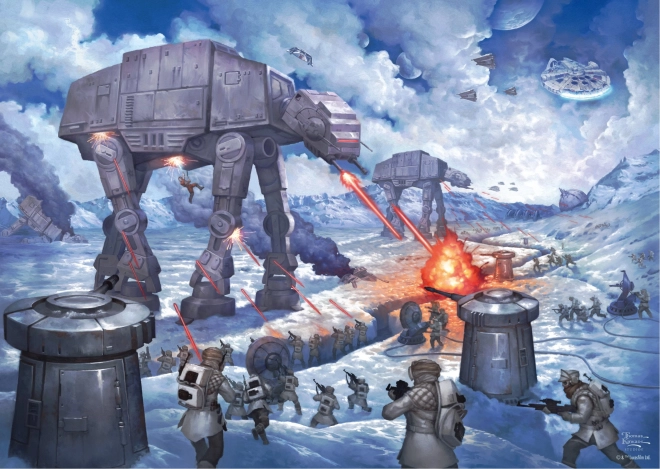 Sestavljanka Star Wars: Bitka za planet Hoth 1000 kosov