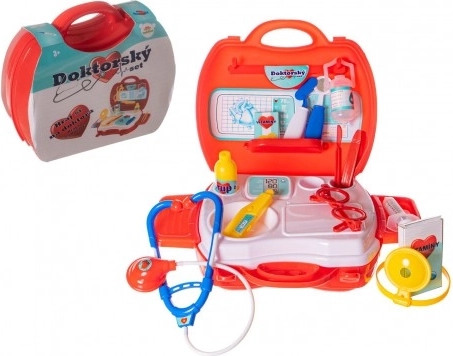 Otroški zdravniški komplet v plastičnem kovčku