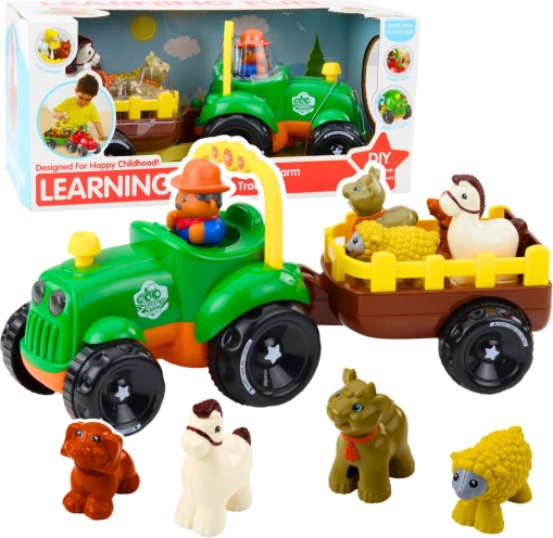 Interaktivni traktor z živalmi