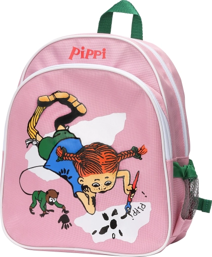 Pippi rožnati otroški nahrbtnik za vrtec