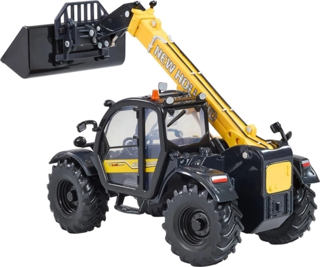 Movable telescopic boom for realistic handling