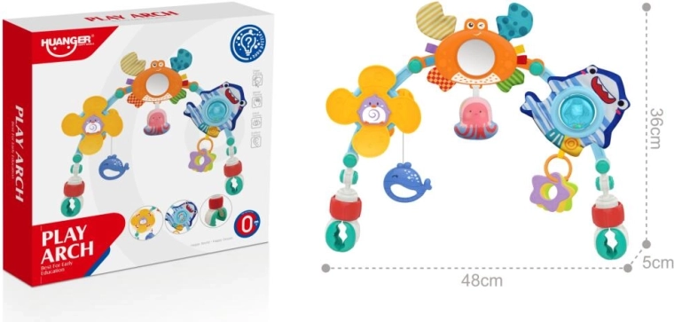 Crib and Stroller Toy Bar - Sea Creatures
