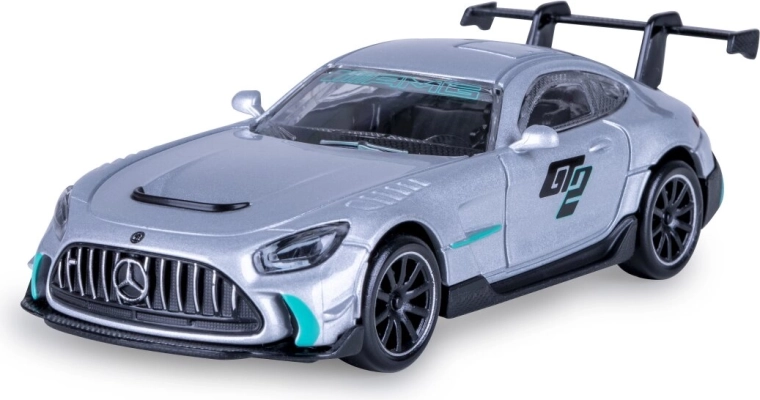 Kovinski model Mercedes-AMG GT2 v merilu 1:43, srebrn